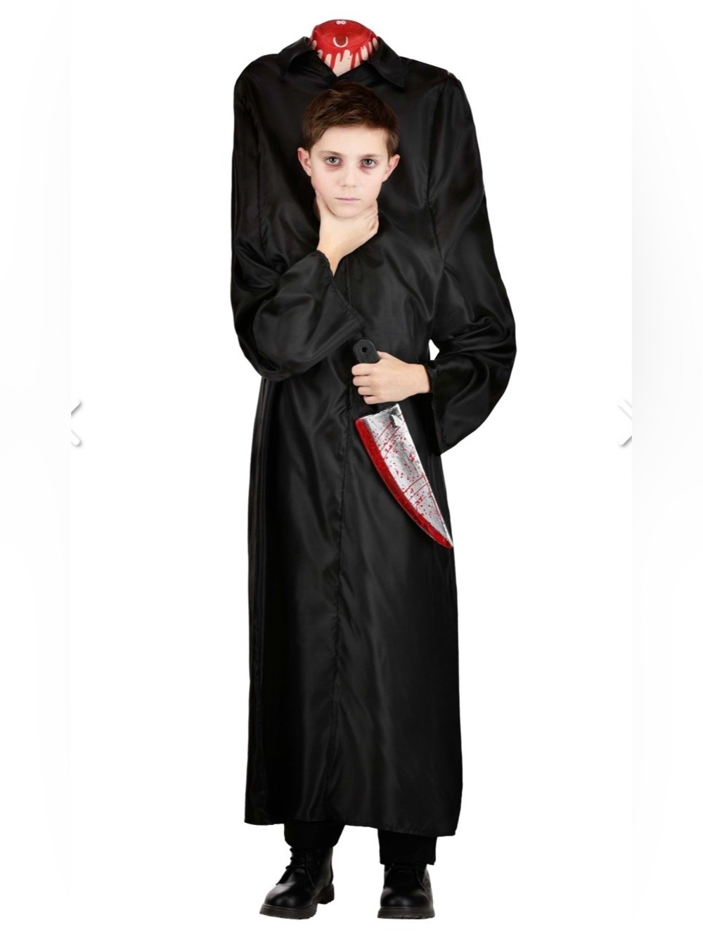 Children’s Unisex Headless Costume One Size 8-12 Years Creepy illusion Halloween